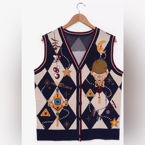 Boxlunch Sweaters - Boxlunch exclusive Studio Ghibli Howls moving castle women’s sweater vest size m